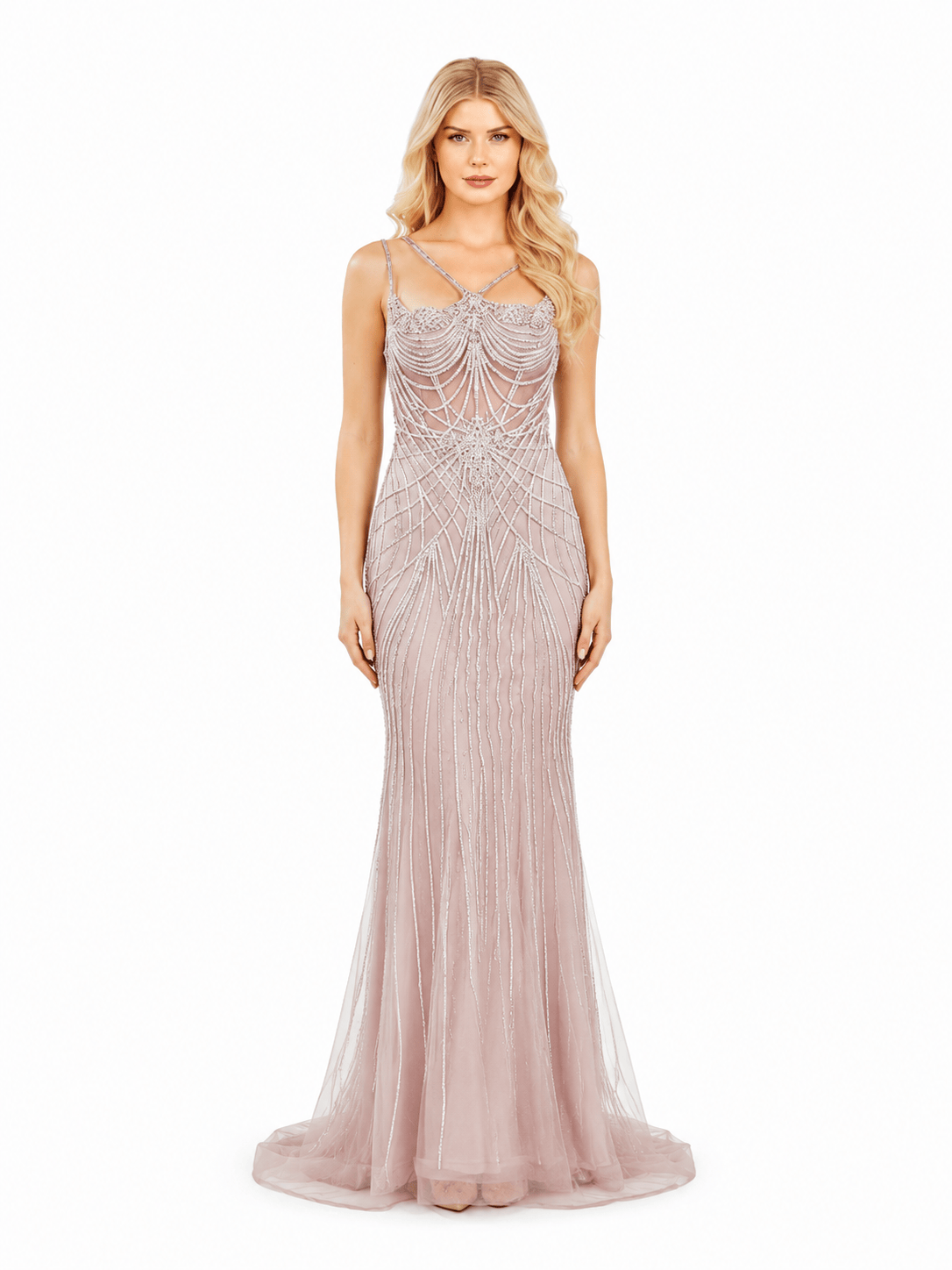 Amelia dresses Amelia - 2136- dark mauve