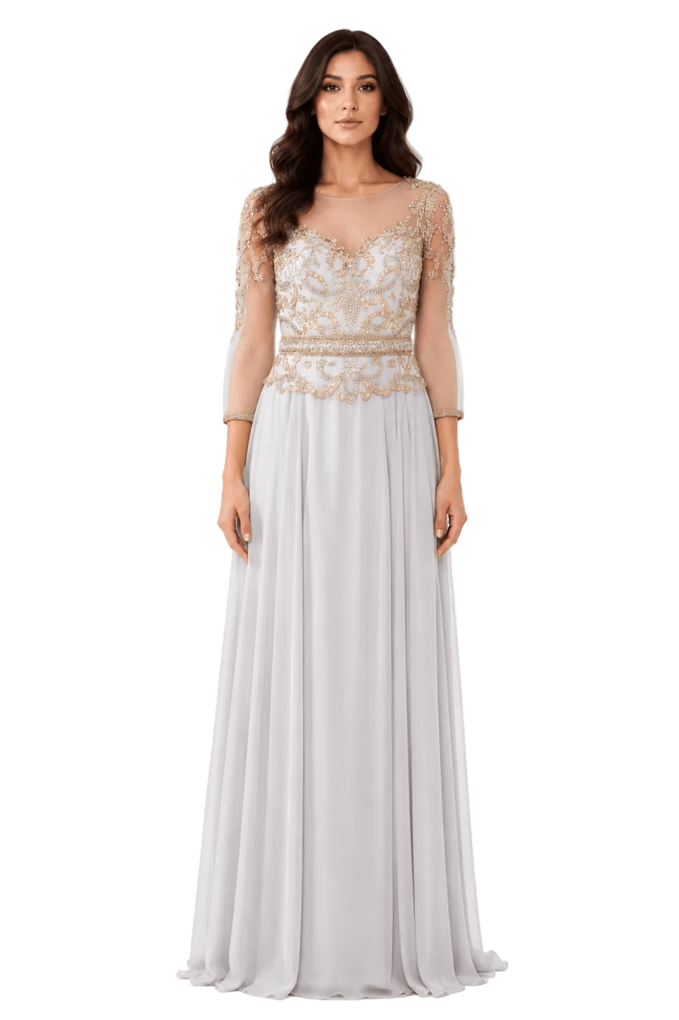 Amelia dresses Amelia -7041-CHAMPAGNE