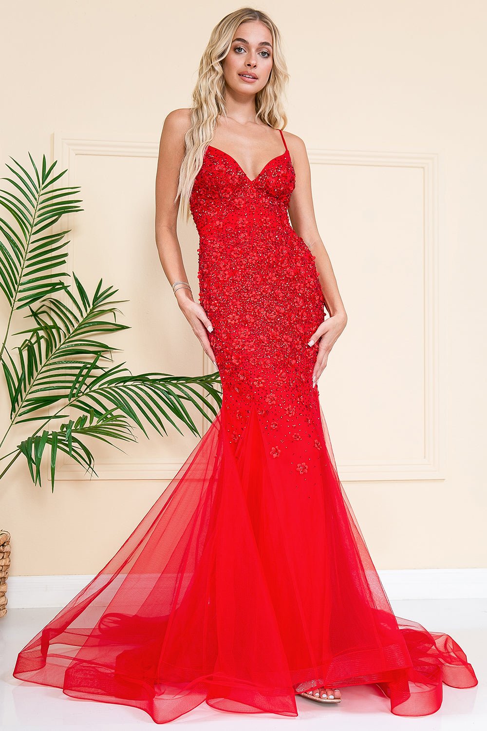 AMELIA - SU066 - RED - riyadhdress