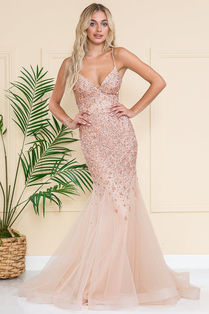 AMELIA - SU066 - ROZE GOLD - riyadhdress