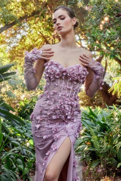 ANDREA and LEO - A1117 - Mauve - riyadhdress