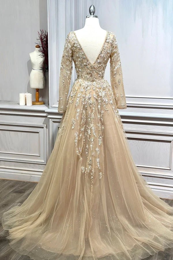 ANDREA AND LEO - A1215 - CHAMPAGNE - riyadhdress