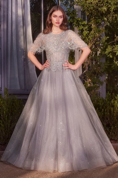 ANDREA and LEO - A1444 - SILVER - riyadhdress