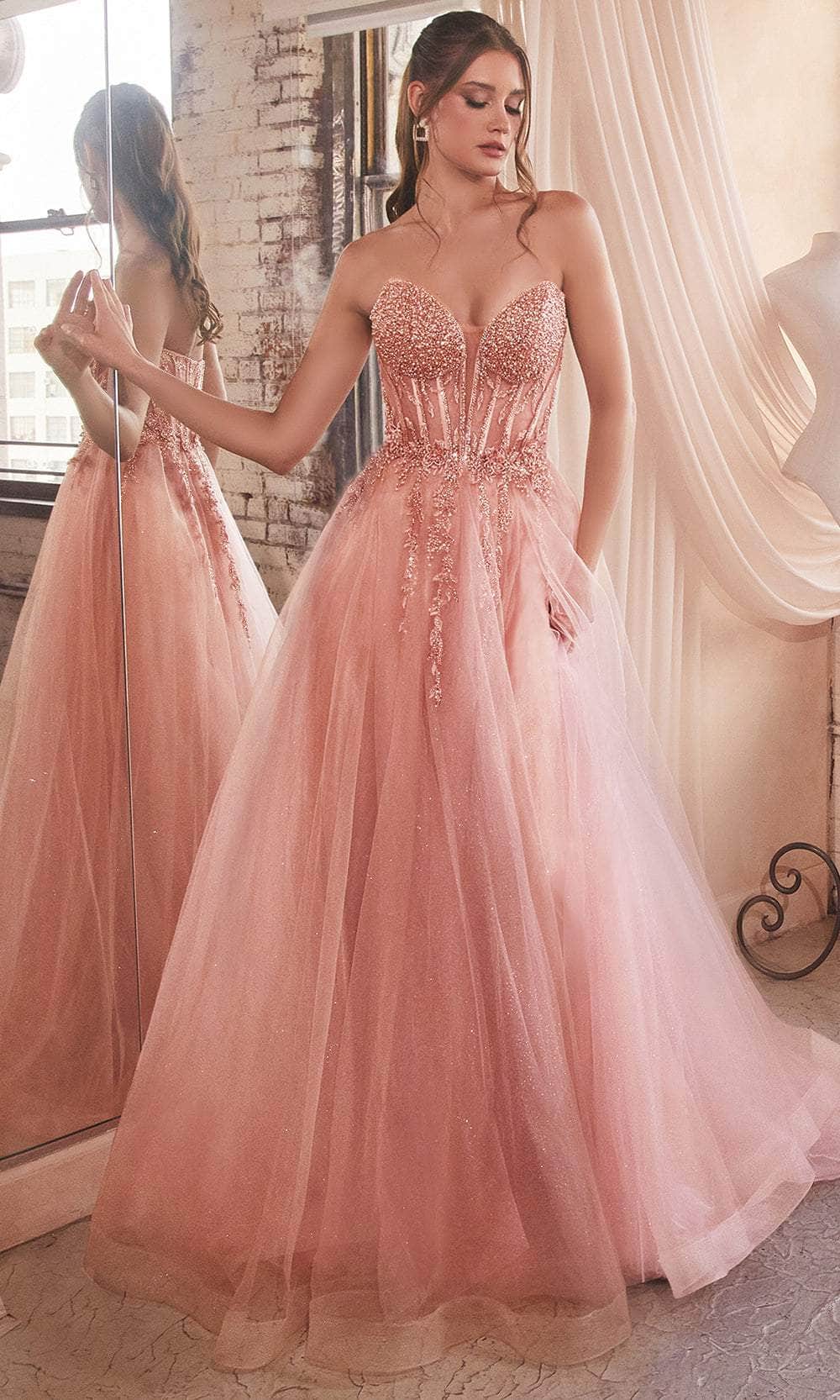 ANDREA and LEO - CD0230 - ROSE GOLD - riyadhdress