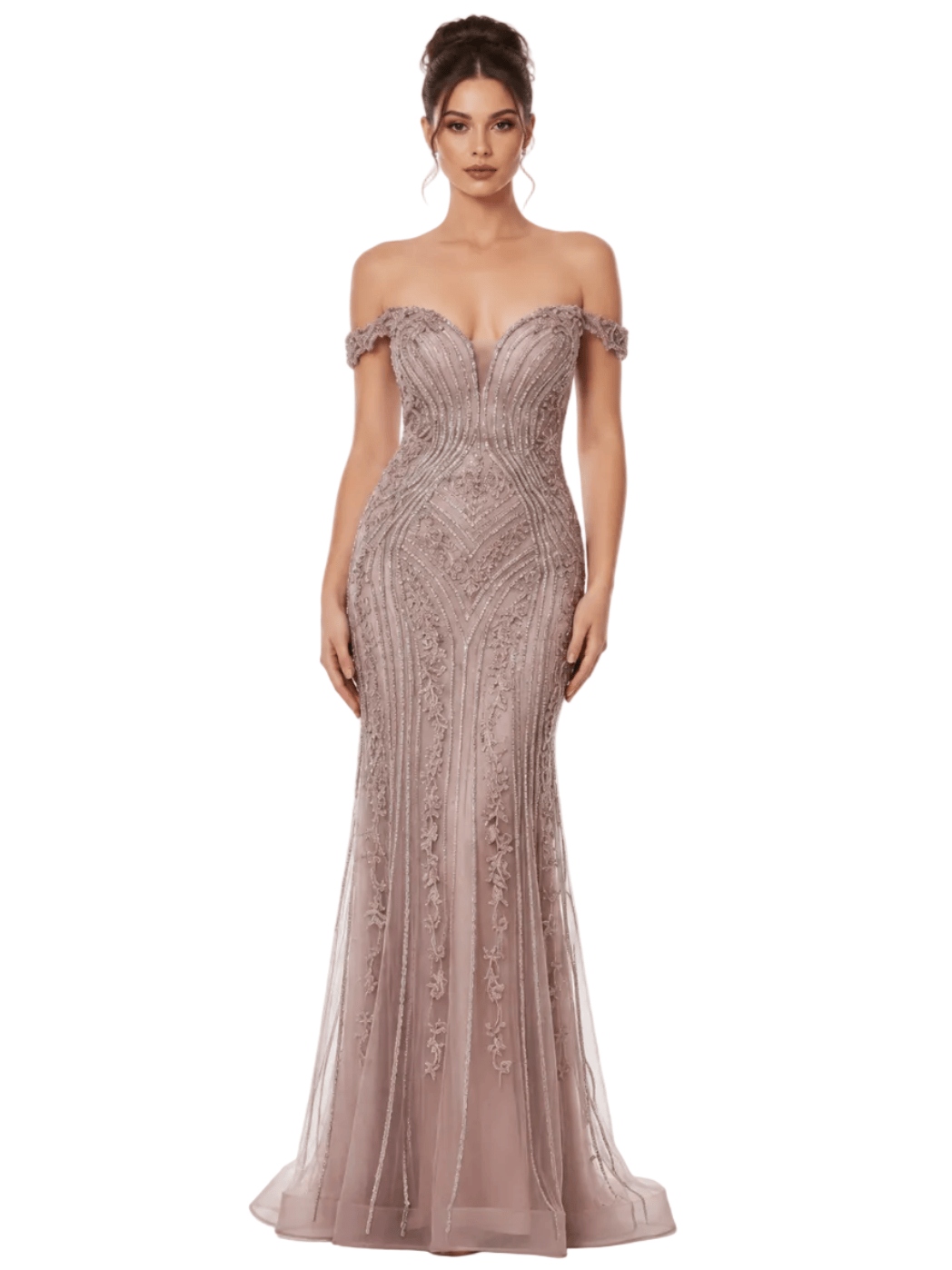 Andrea and Leo dresses Andrea And Leo -a1257-Dusty Mauve