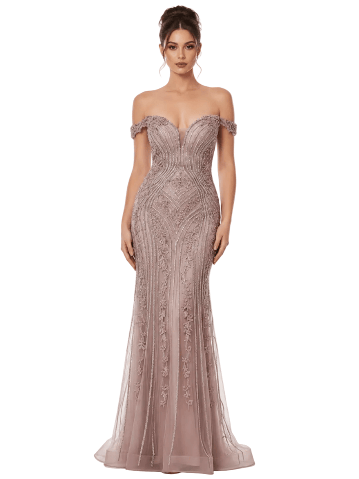 Andrea and Leo dresses Andrea And Leo -a1257-Dusty Mauve