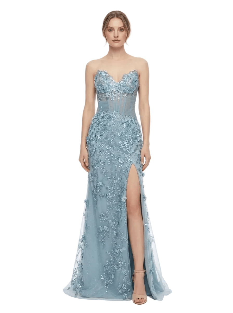 Andrea and Leo dresses Andrea and Leo A1396 - Smoky Blue