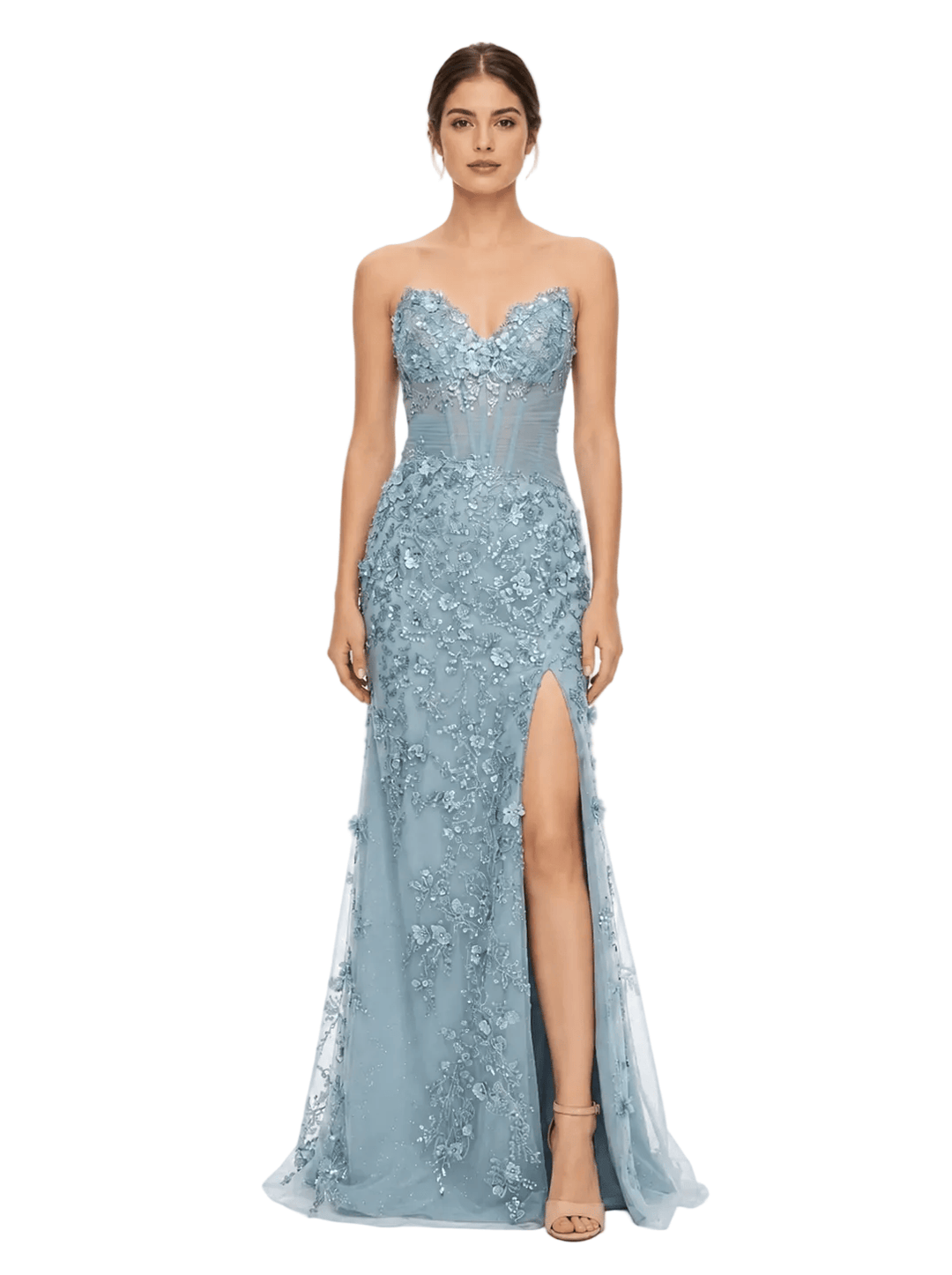 Andrea and Leo dresses Andrea and Leo A1396 - Smoky Blue