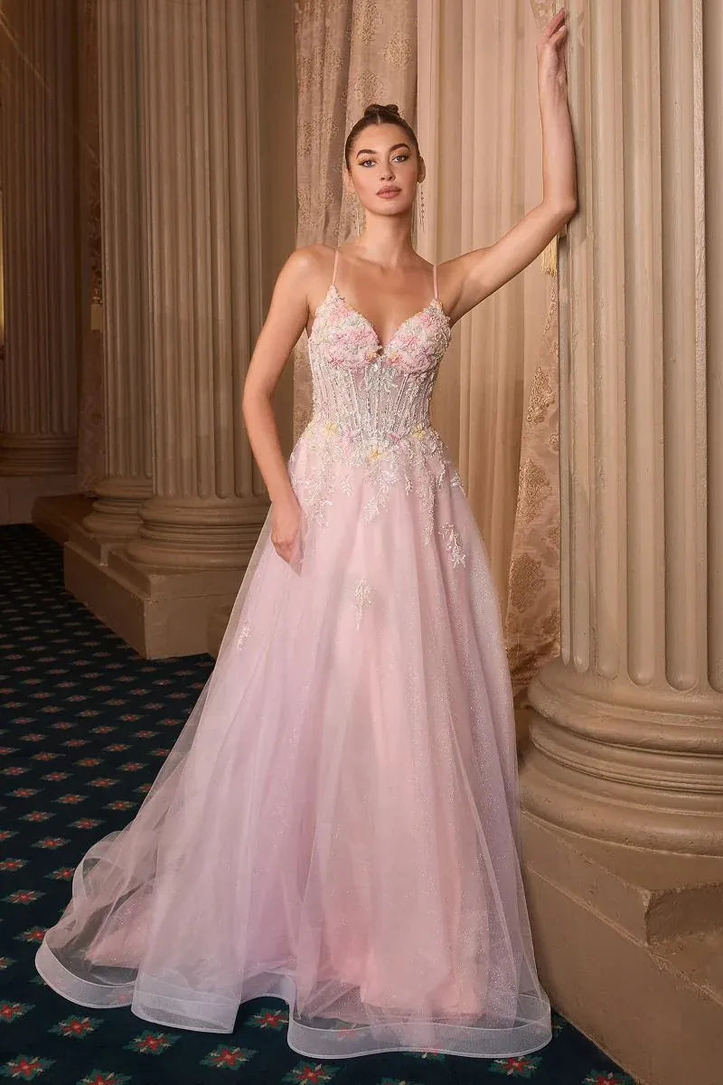 Andrea and Leo dresses Andrea and Leo A1477 - Pink Ball Gown