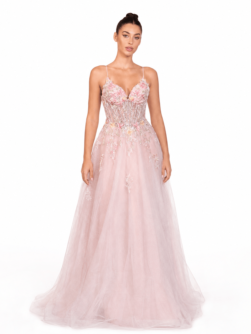 Andrea and Leo dresses Andrea and Leo A1477 - Pink Ball Gown
