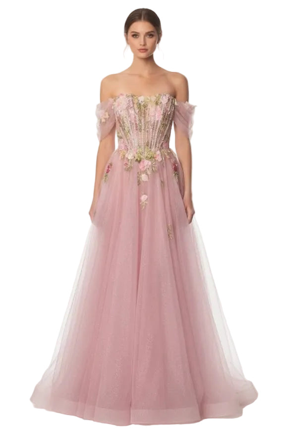 Andrea and Leo dresses Andrea And Leo - a1479- mauve