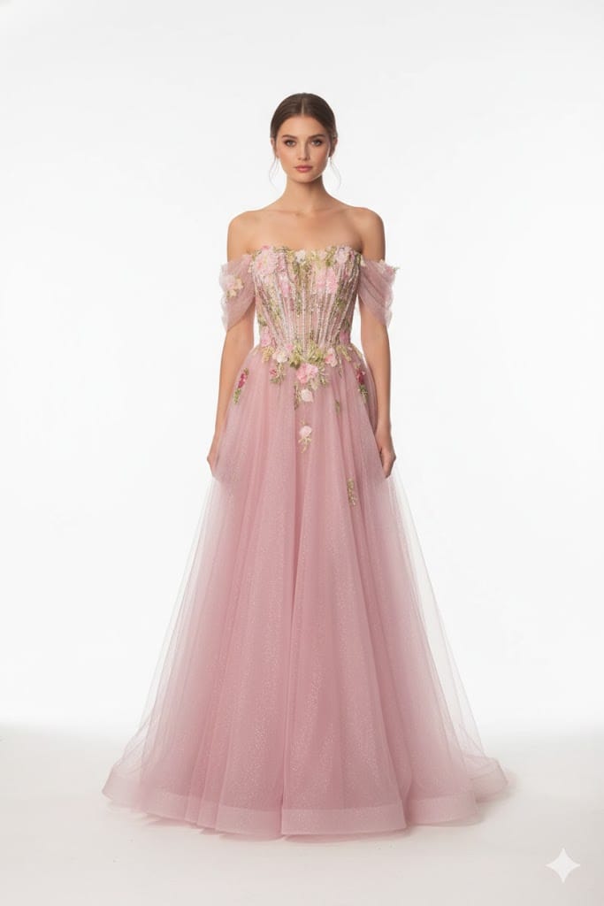 Andrea and Leo dresses Andrea And Leo - a1479- mauve