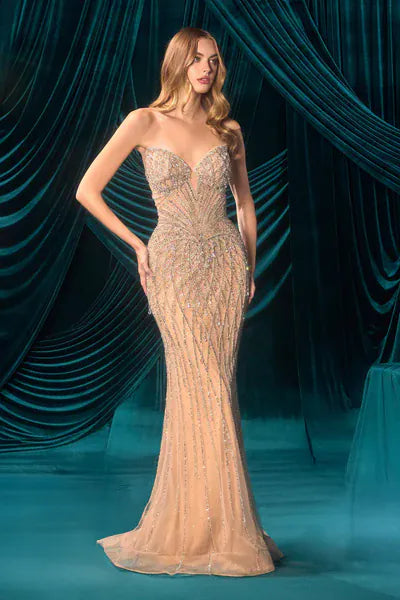 Andrea and Leo dresses Andrea And Leo -a1503 -champagne