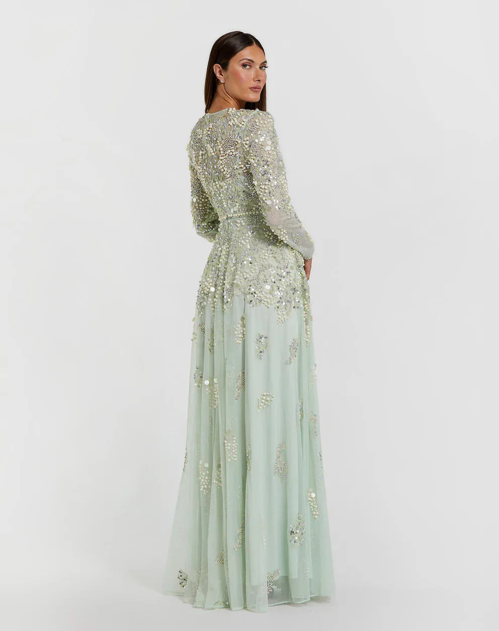 Andrea and Leo dresses Mac Duggal-94215-sage