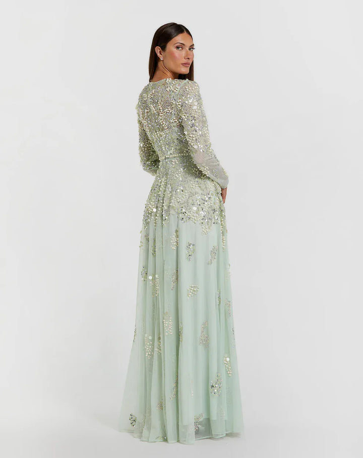 Andrea and Leo dresses Mac Duggal-94215-sage