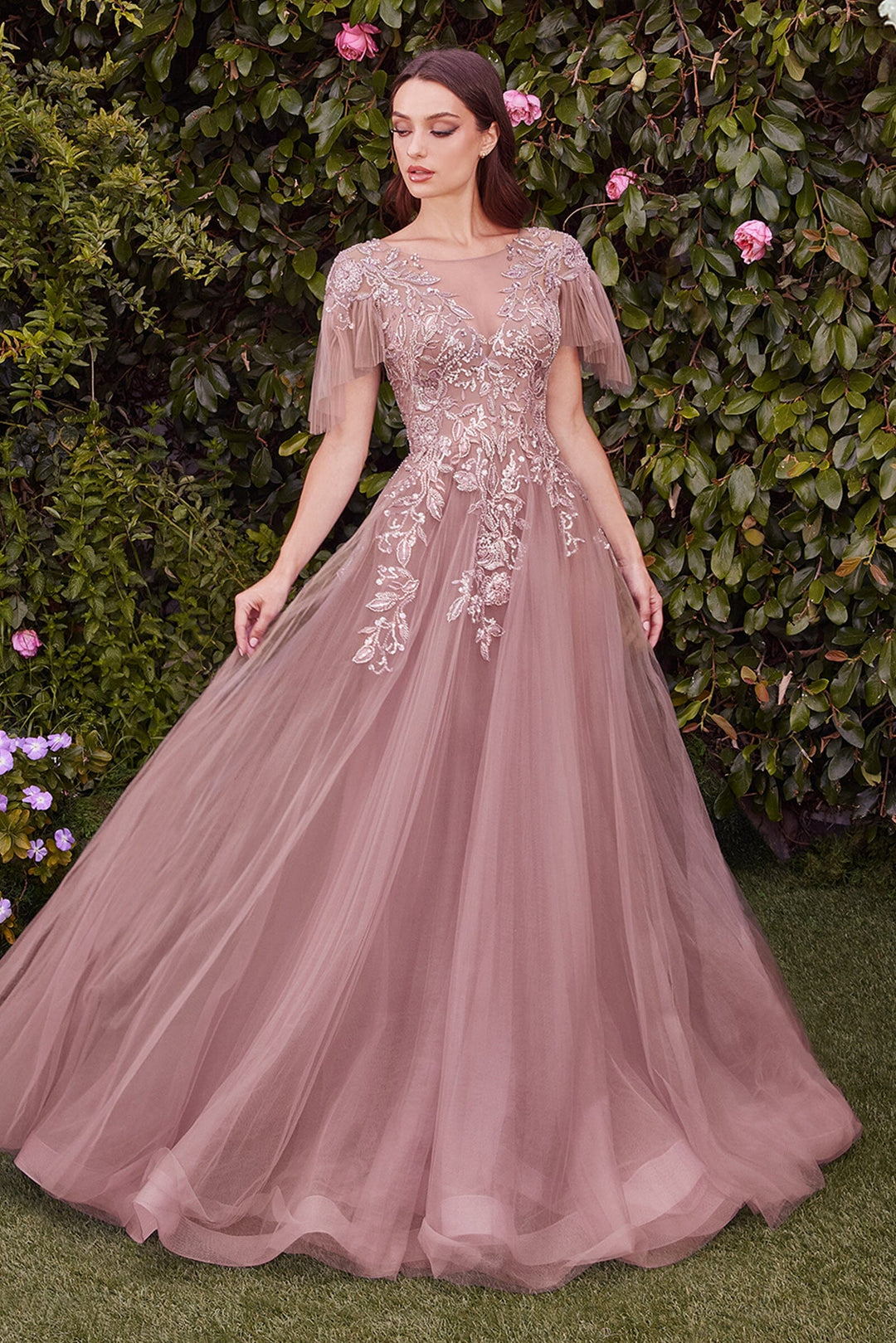 Andrea and Leo dresses Mauve / 14 Andrea and Leo - A1351 - Mauve