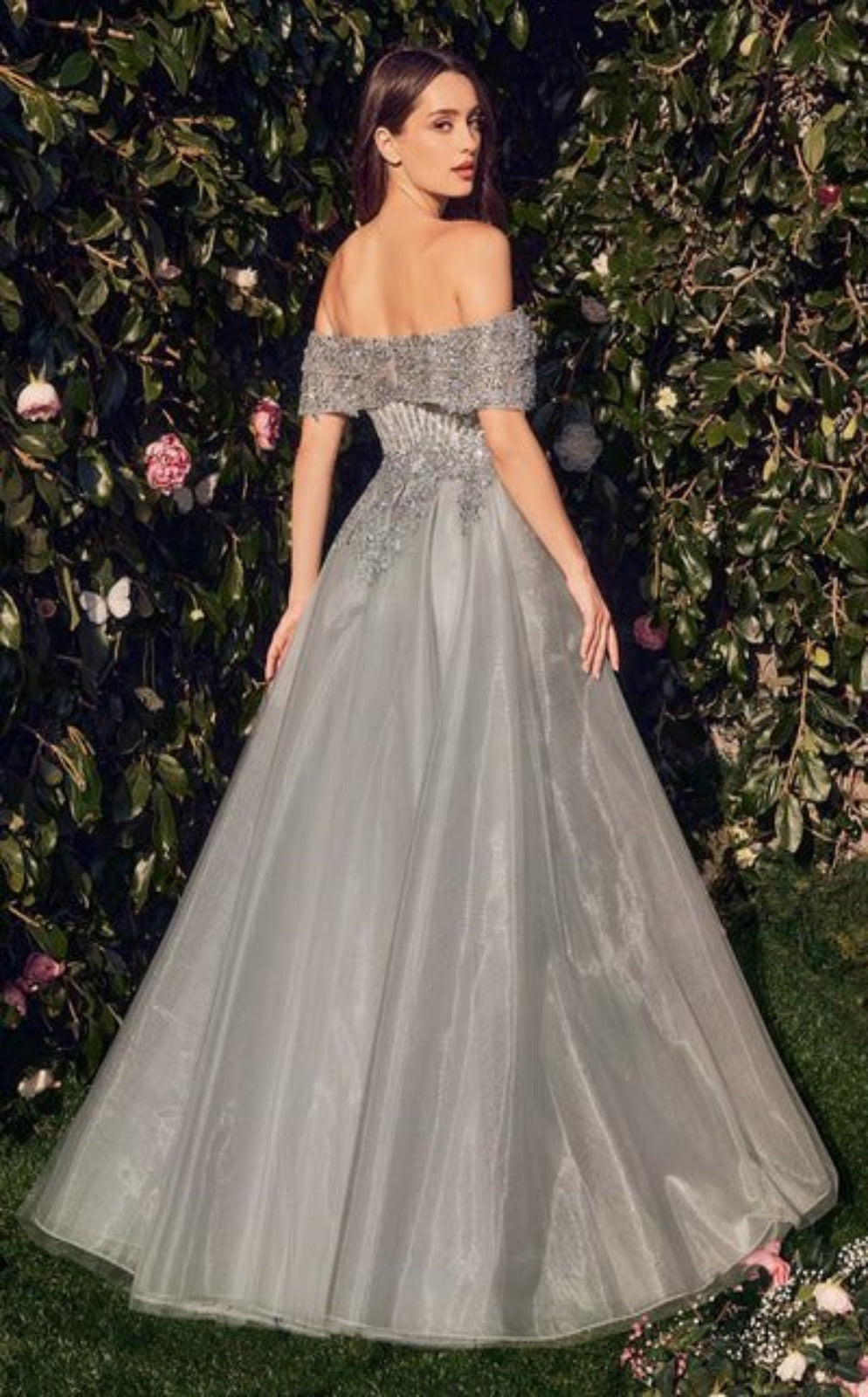 ANDREA and LEO - MA103 - SILVER - riyadhdress