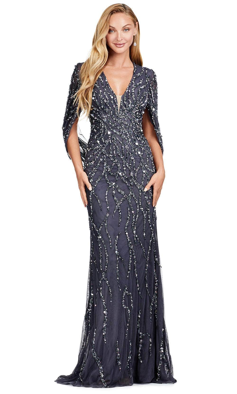 ASHLEY - 11430 - CHARCOAL - PLUS - riyadhdress