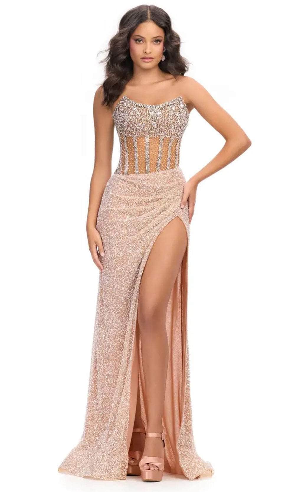 Ashley dresses Ashley - 11830-nude