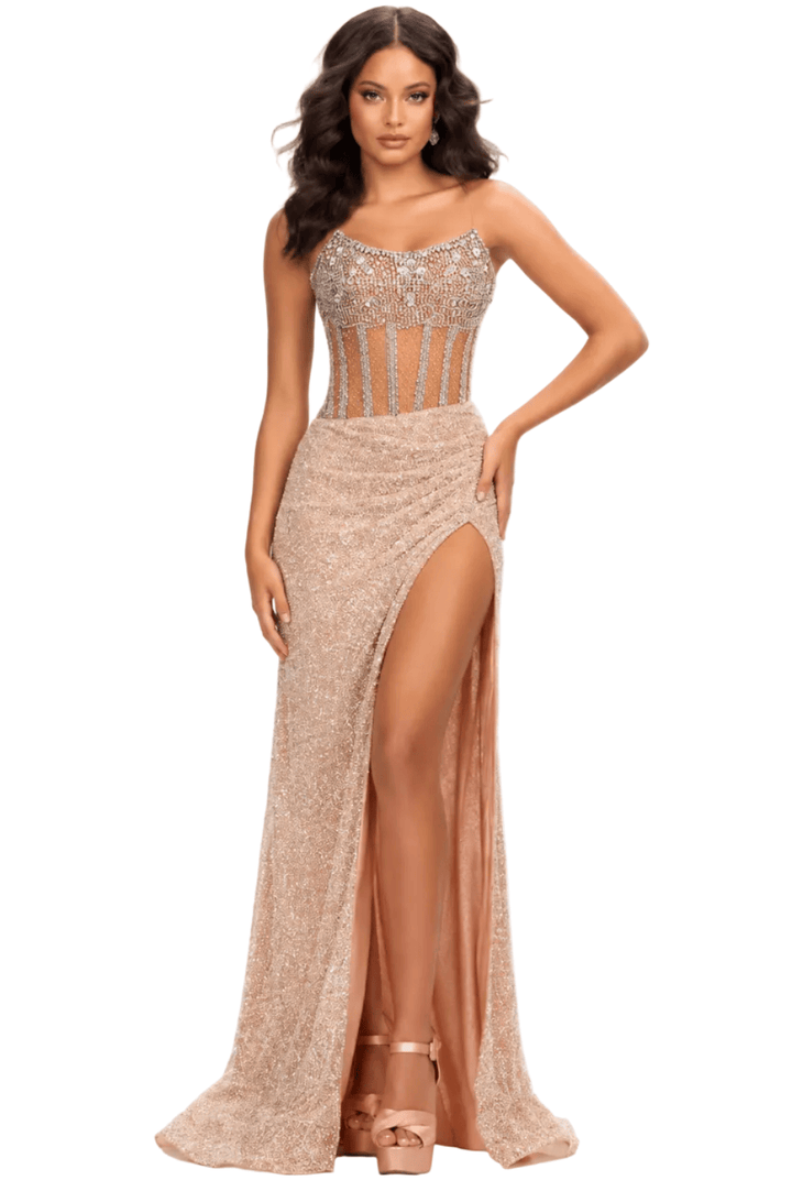Ashley dresses Ashley - 11830-nude