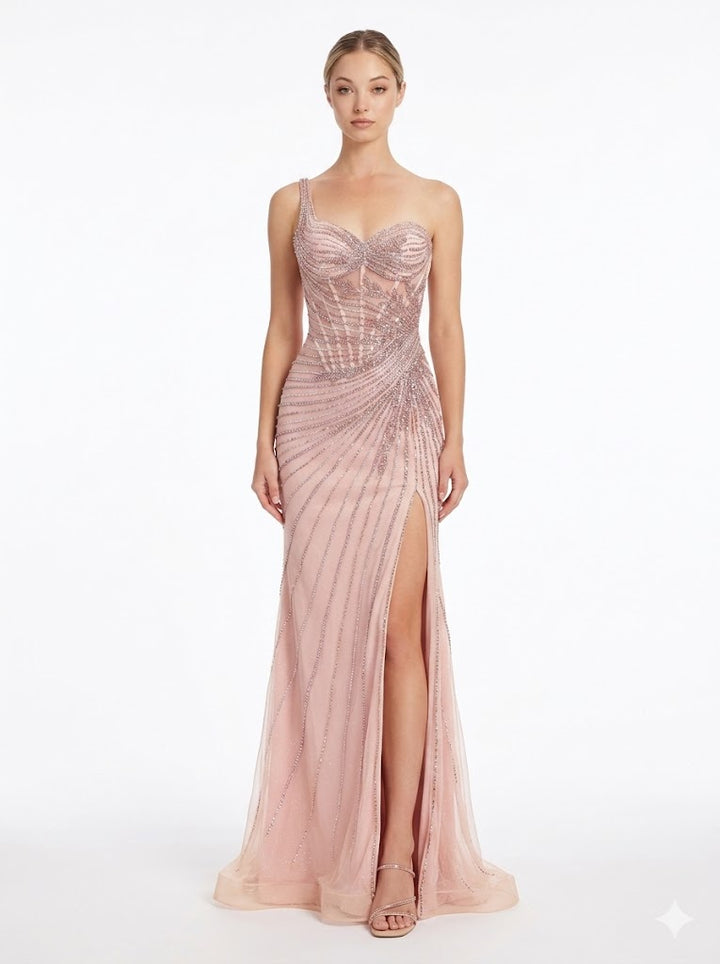 Cinderella Divine -cd677-Pink-Gold dress Cinderella Divine