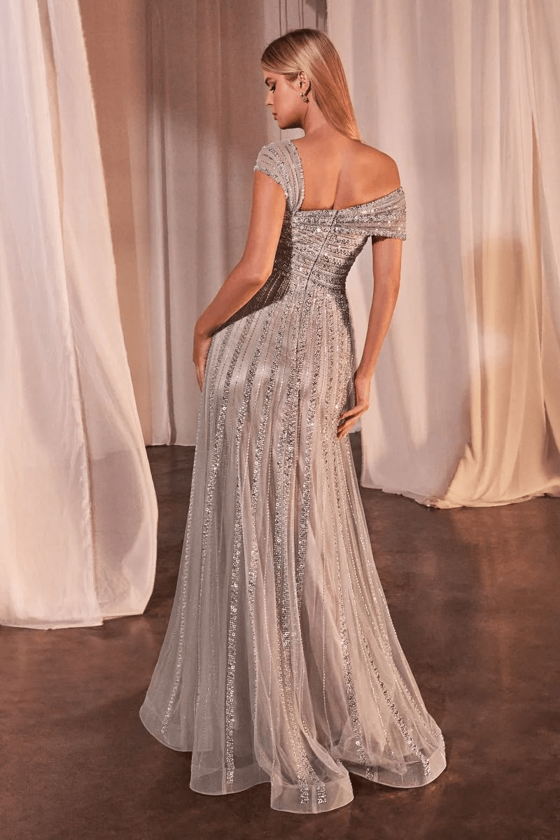 CINDERELLA DIVINE - CD0238 - SILVER - riyadhdress