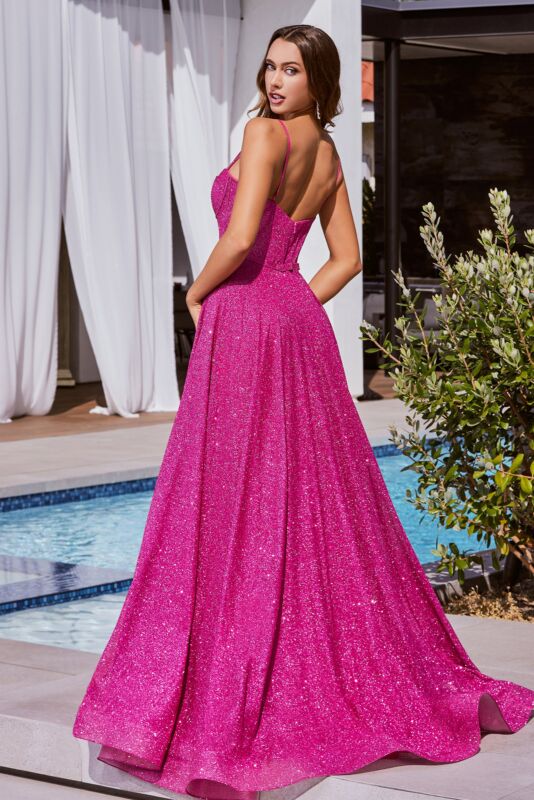 CINDERELLA DIVINE - CDS483 - FUCHSIA - riyadhdress