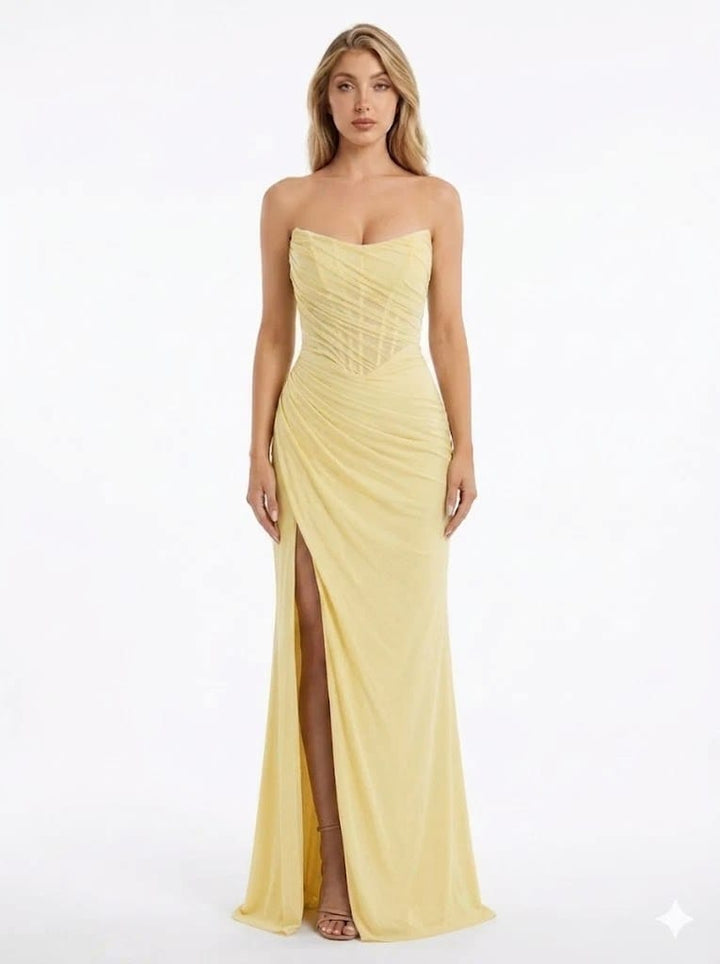 Cinderella Divine dress Cinderella Divine -cd383-light yellow