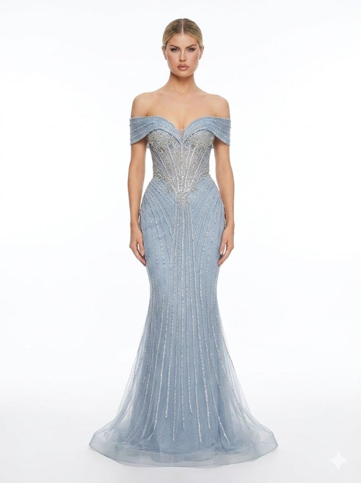 Cinderella Divine dress Cinderella Divine -kv1130-Smoky Blue