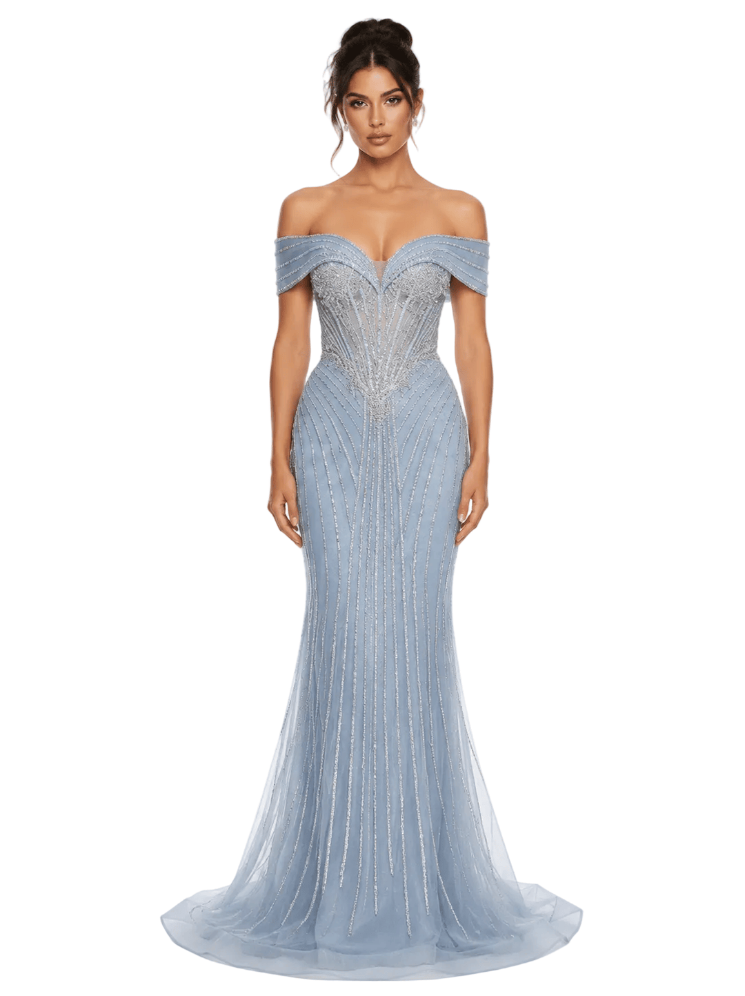 Cinderella Divine dress Cinderella Divine -kv1130-Smoky Blue