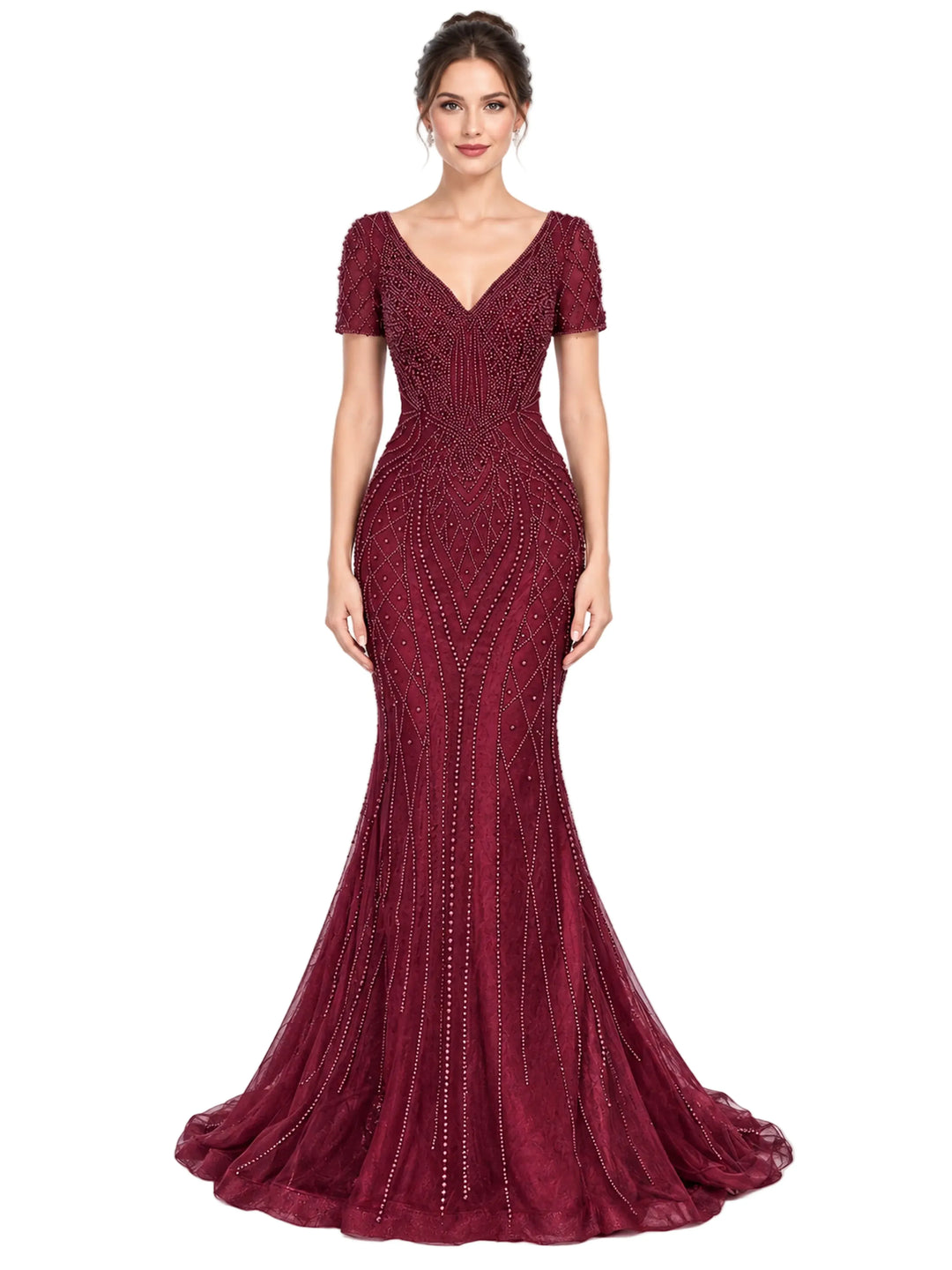 Cinderella Divine dresses Cinderella Divine - Cc4019 - Burgundy