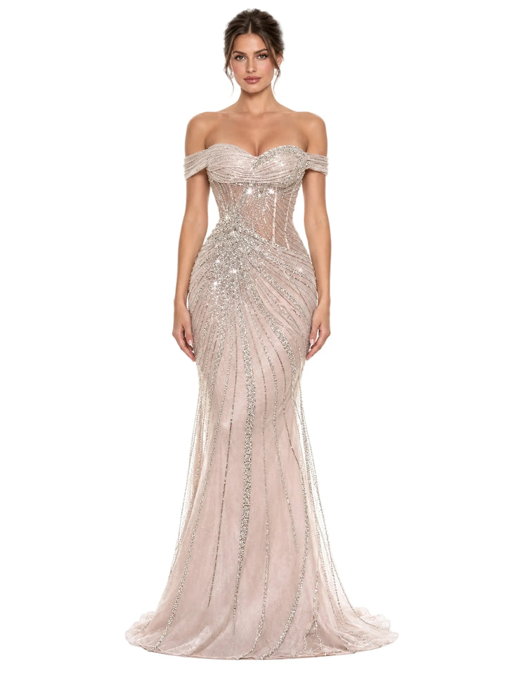 Cinderella Divine dresses Cinderella Divine - cc505 - Silver-Nude