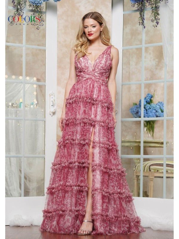 COLORS - 3618 - BURGUNDY - riyadhdress
