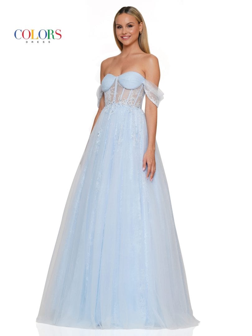 Colors dresses Colors - 3240 - Blue-plus