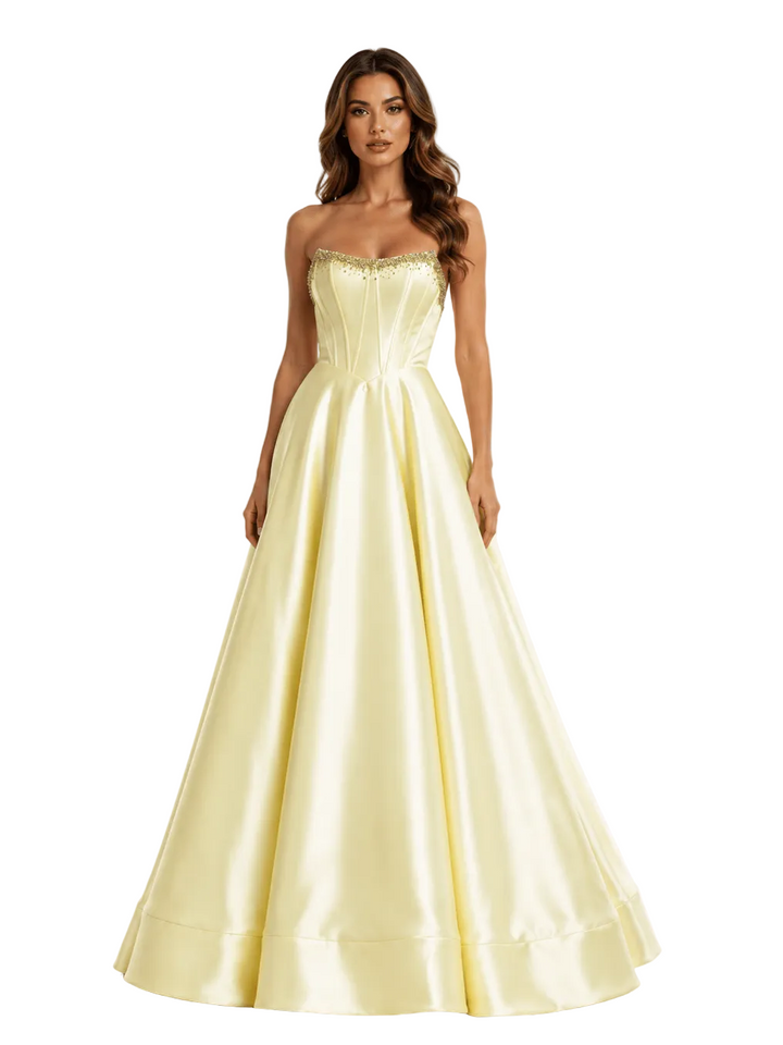 Colors dresses Colors - 3478-Yellow