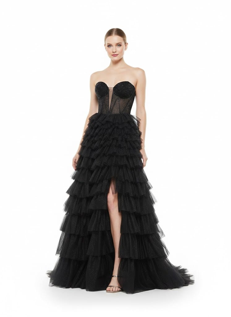 Colors dresses Colors - 3492-Black