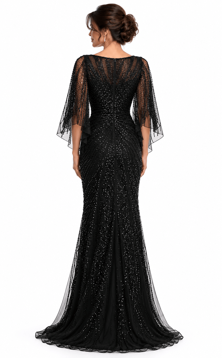 Colors dresses Colors -Mv1344-black-plus