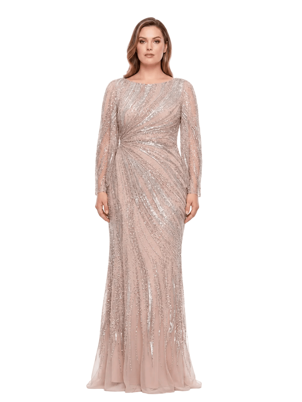 Colors dresses Colors - Mv1344-Champagne-plus