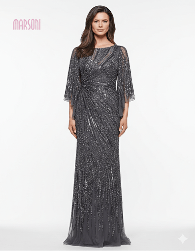 Colors dresses Colors -Mv1344-Grey-plus