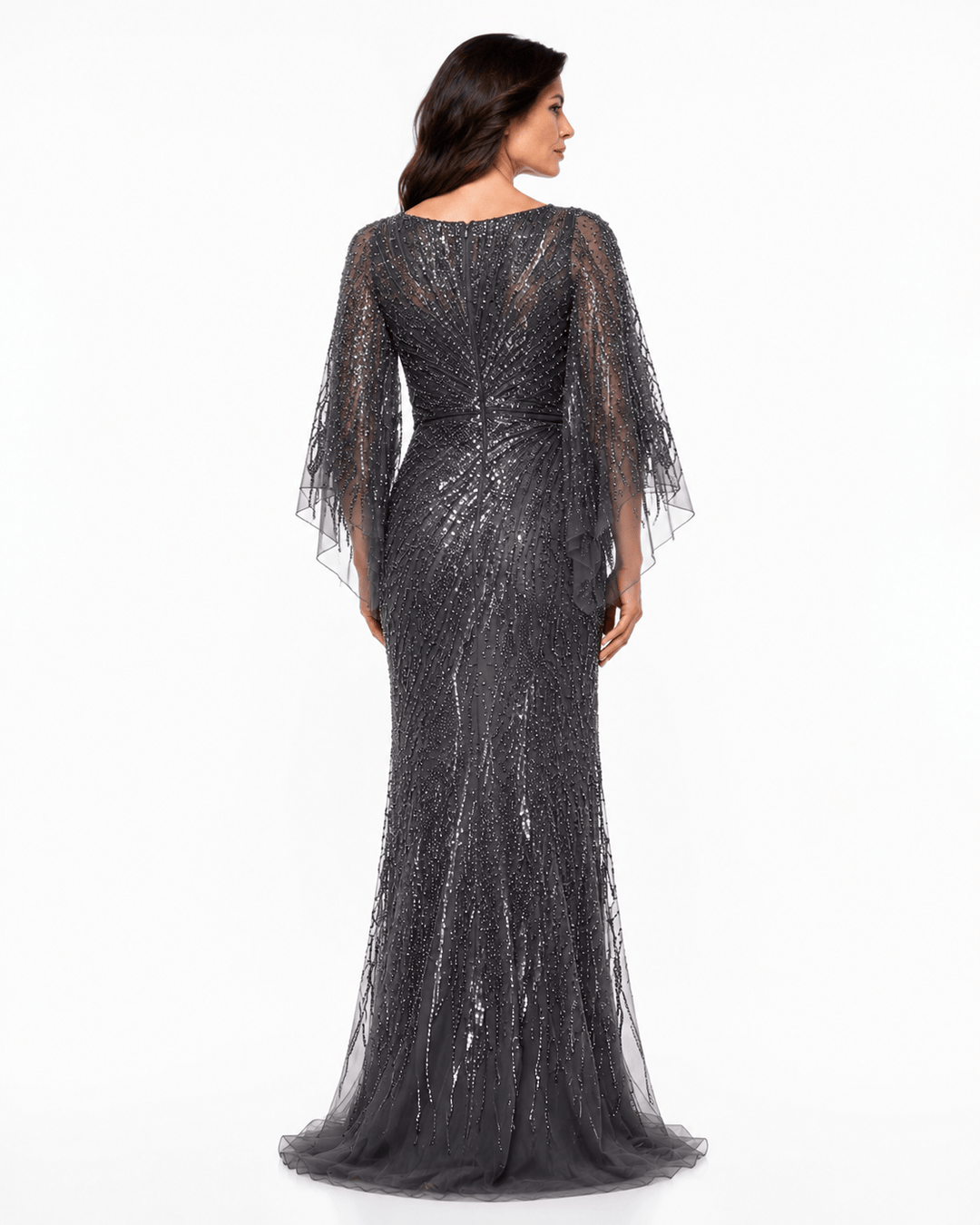 Colors dresses Colors -Mv1344-Grey-plus