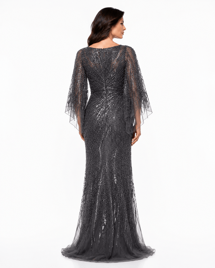 Colors dresses Colors -Mv1344-Grey-plus