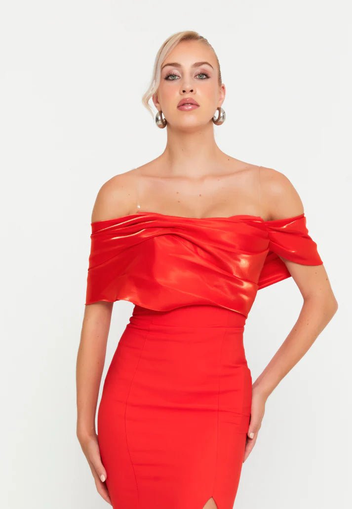 HOT CONTACT - 1000112839 - RED - riyadhdress