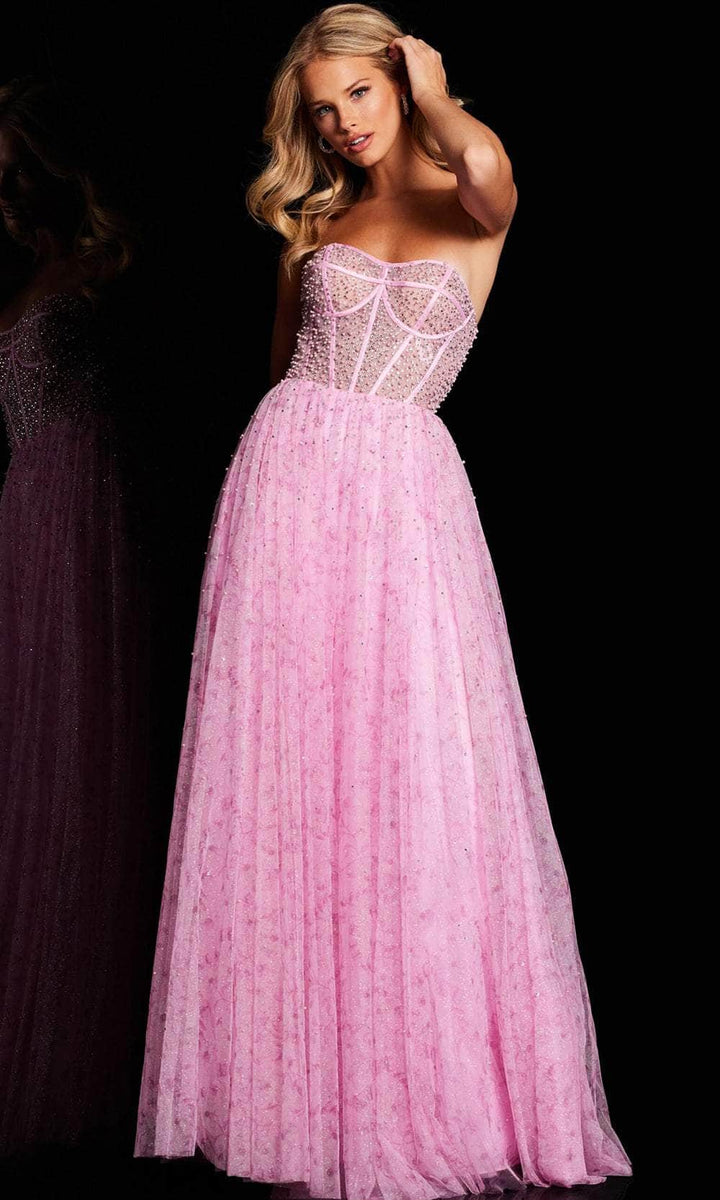 Jovani - 36477-pink dresses Jovani
