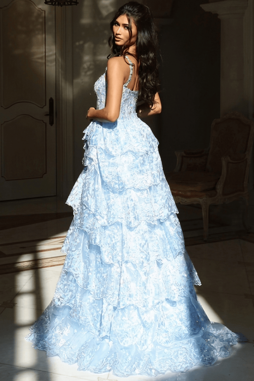 Jovani dress JOVANI-37630A- light blue