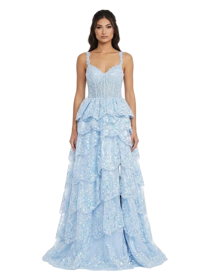 Jovani dress JOVANI-37630A- light blue