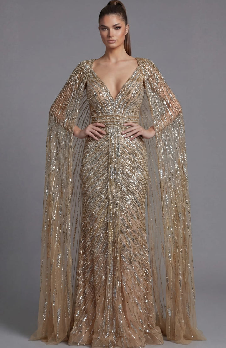 Jovani dresses Jovani-36358-nude