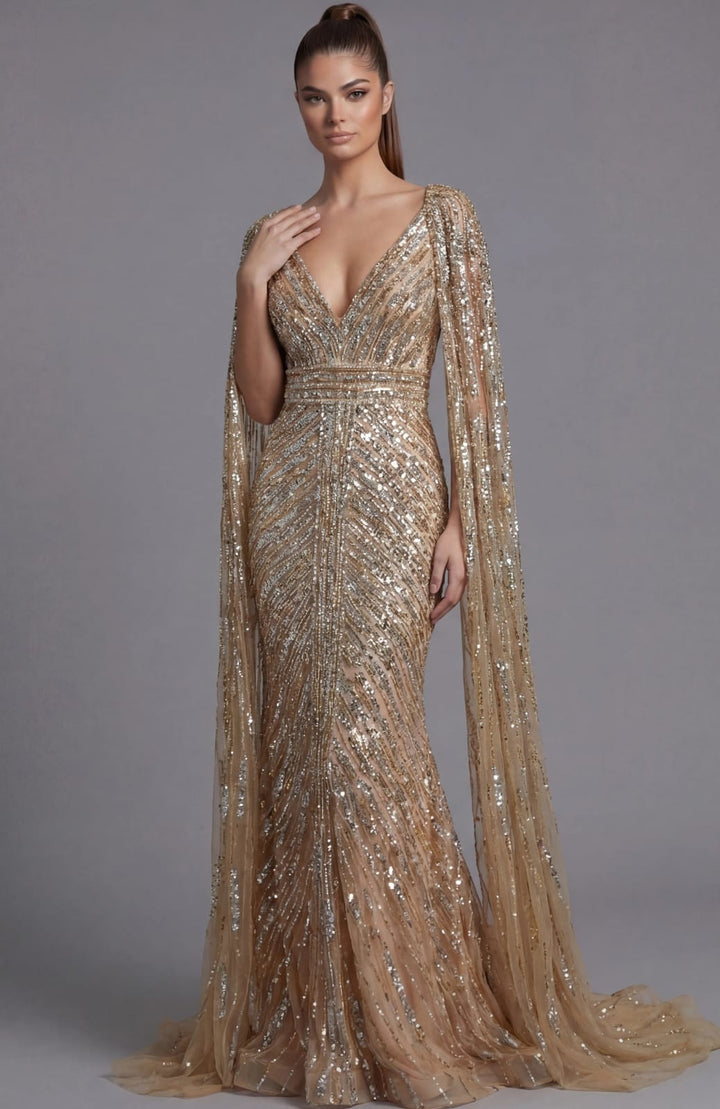 Jovani dresses Jovani-36358-nude