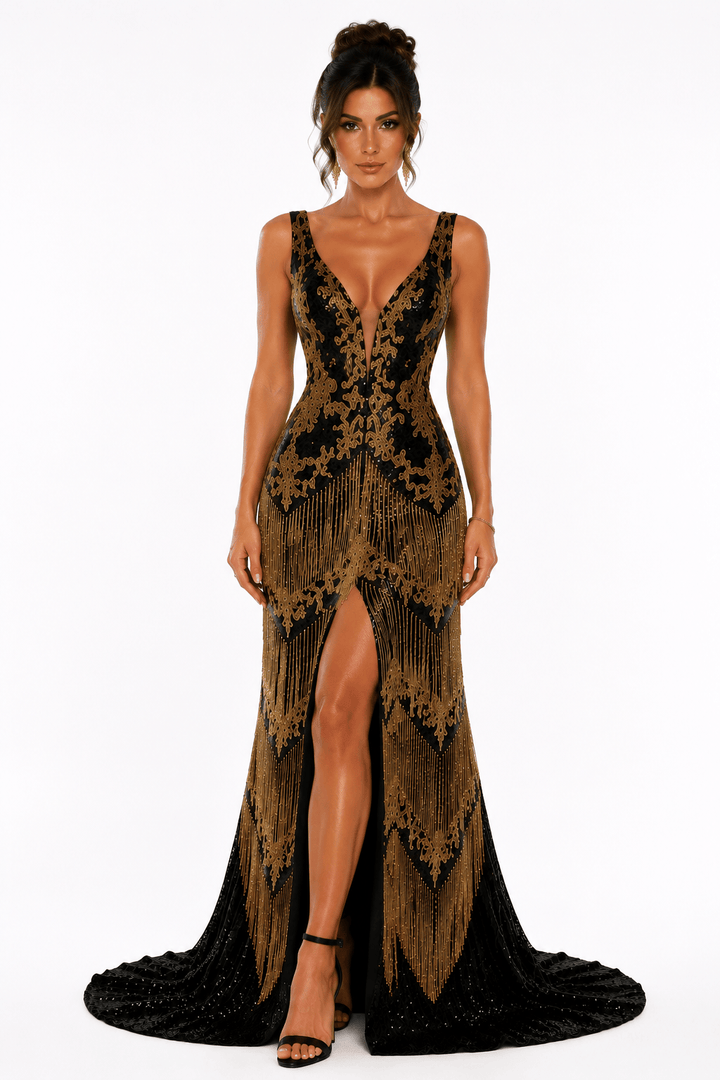 Jovani dresses Jovani - 38847-black/gold
