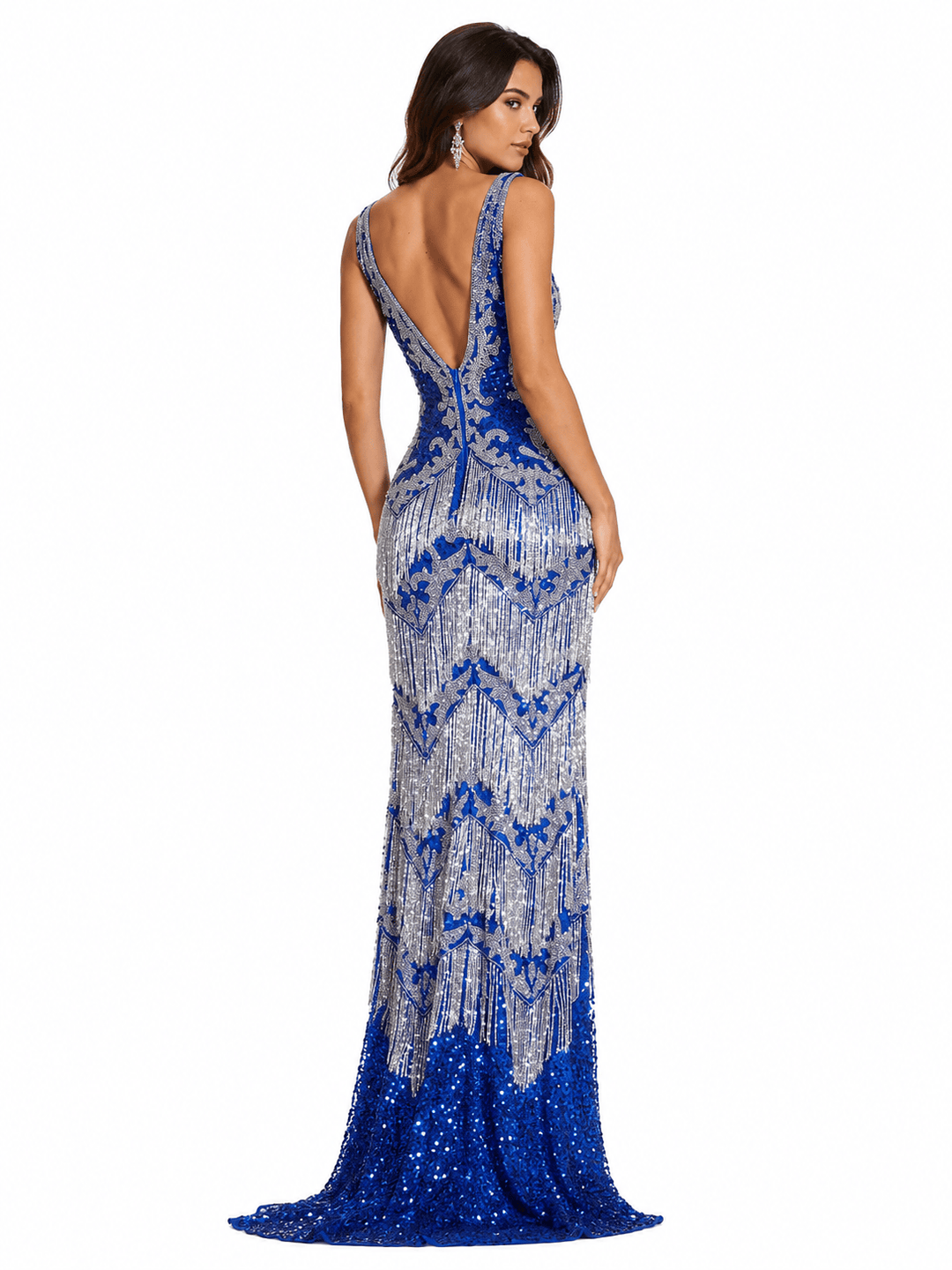 Jovani dresses Jovani - 38847- Royal silver