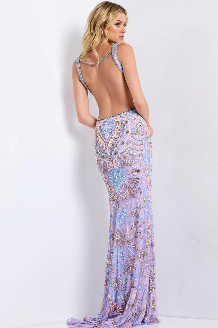 Jovani Dresses Jovani - 45533 - Lilac/Multi